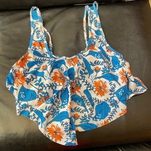 Multi color and orange bikini